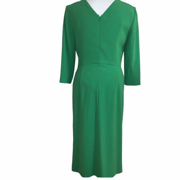 Escada Sheath Dress 3/4 Sleeve - Picture 2 of 8